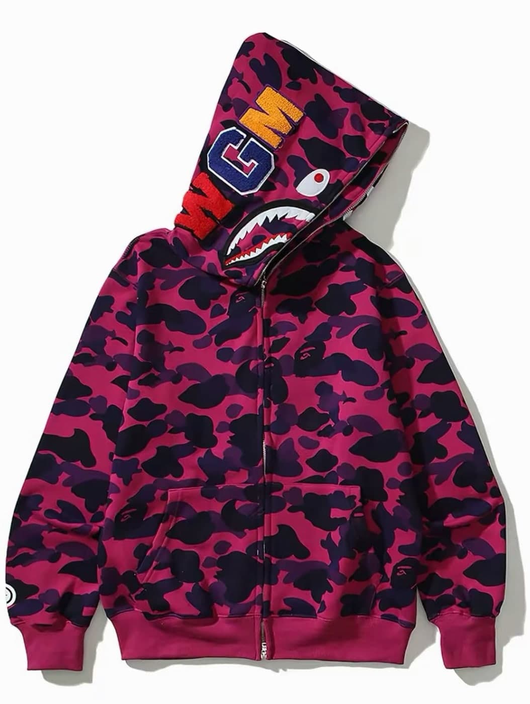 BAPE Shark Full Zip Hoodie — תמונה 7